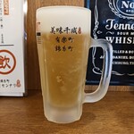 美味千成 - 生ビール５５０円→３５０円