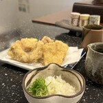そば処 麓 - 鬼おろし鶏天とざるそば