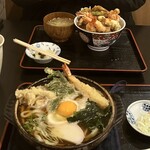 Konamon Ya Rakuzou - 鍋焼きうどんと天丼