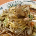 日高屋 - 野菜炒め。ちゃんと肉入り。