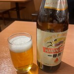 日高屋 - 瓶ビールが良い（490円）