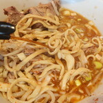 ラーメン二郎 - 赤酢投入～♪