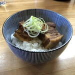 Shinasoba Nakajima - 豚角煮ご飯　340円