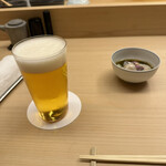 鮨 杉澤 - 生ビール