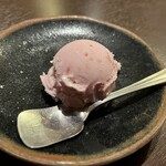牛幸 本店 - デザートのイチゴアイス