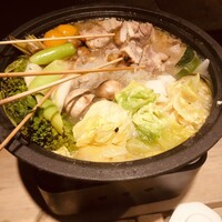 中目黒 いぐち 恵比寿店 - 焼く鳥鍋