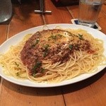 K. - ミートソースパスタ（中盛り）