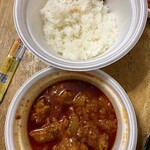 松屋 - 締めにチキンマサラカレーごはん大盛