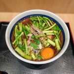 信州屋 - 根つき天然せり蕎麦＋生卵