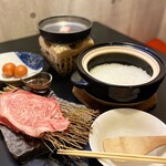 旬味 煌 - 松阪牛すき焼きTKG