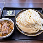 手打ちうどん 袋屋 - 豚バラきのこつけ麵（1,200円）