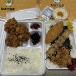 テイクアウト専門店 ひよこ商店 - からあげ弁当（醤油）中　のりタル弁当