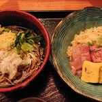 Sushi Tofuro - ネギトロ小丼そばセット ¥980