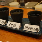 ちゅう心 - 日本酒３種