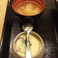 鮨 割烹 駒 - 2013/11/26　茶碗蒸し、汁もの