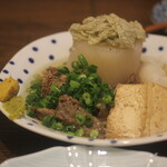 山口おでん燈 - 大根、牛すじ、厚揚げ