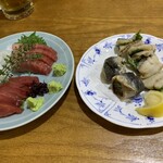 優 - 【刺身】【イワシ梅しそ揚げ】美味しかったです♪