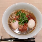 金沢 麺つみき - ボイジャーらぁ麺（味玉）　1,400円