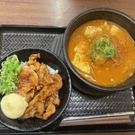 Karubi Don To Sundhu Busenmonten Kandon - 焼肉丼（小）+海鮮スン豆腐セット　
                        　990円