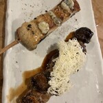 Unagushi Yakitori Ufuku - 鰻ハニーブルーチーズ　肝バター