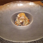 紬山荘 - 蛤とカラスミ