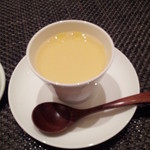 紬山荘 - トマトの茶碗蒸し