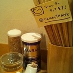 鶏ポタ ラーメン THANK - 店内は木のぬくもりが・・