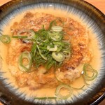 鉄板バル SOURCE - 明石焼風お椀638円