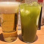 Teppambarusosu - 生ビール638円
                      緑茶ハイ638円