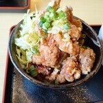 Soba Tenpura Yuian - ミニ油淋鶏ソースの唐揚げ丼