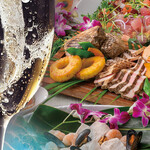 Hawaiian All-you-can-eat buffet + 30 kinds of free flow available for only ￥3,000!