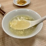 ぎょうざの満洲 - 玉子スープ　