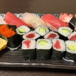 島長寿司 - ランチ「にぎり」1.5人前1,700円