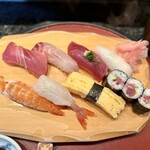 しほう田 - にぎり鮨ランチ…¥1,300円(税込)