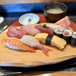 しほう田 - にぎり鮨ランチ…¥1,300円(税込)