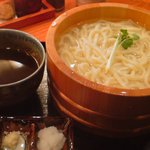 千舟屋 - 釜揚げうどん大　※うどんは500gあります　友達が注文