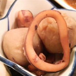 蔵元 豊祝 - 小芋とイカの炊いたやつ