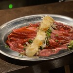  高知から来た焼肉屋 - 土佐たたき風ツラミ刺し