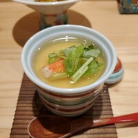 鮨 信海 - 蟹の茶碗蒸し