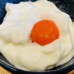 麺屋 しらかわ - 卵かけご飯　メレンゲバージョン