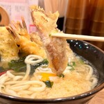 うどんのそうまや - ごぼう天