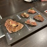 焼肉物語 牛若 - 追加で極上和牛の肉寿司