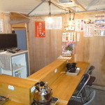 広島風お好焼 ぶんちゃん - 屋台カウンター