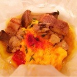 SALONE 2007 - 2014.1.  鰻とフォアグラ サフランのパッコ