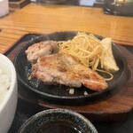 清野太郎 - チキンステーキ定食（ライス大盛り）②