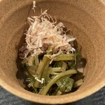 祭り茶屋 - 葉わさび　350円