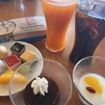 エヴァンタイユ ゴルフクラブ レストラン - 杏仁豆腐＆コーヒーゼリー
