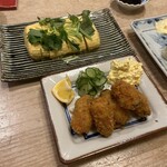 酒場 森下 - 蛤出汁の玉子焼き -¥1,000
            カキフライ