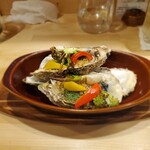 カジュアルフレンチBar 7FUKU - 牡蠣のガーリックバター焼き