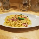 カジュアルフレンチBar 7FUKU - ペペロンチーノ(ベーコンバージョン)